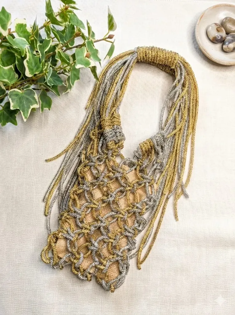 Gold & Silver Bling Bag – Handcrafted Party Accessory