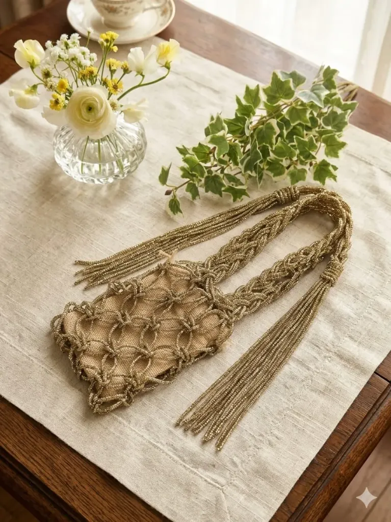 Golden Rhinestone Bling Bag