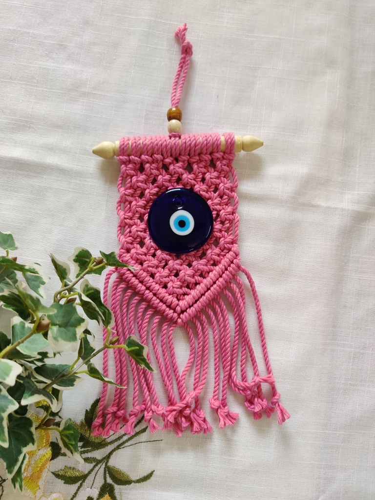 Evil Eye Door Hanging - Pink