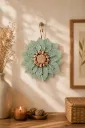 Mandala Macrame Flower - Green