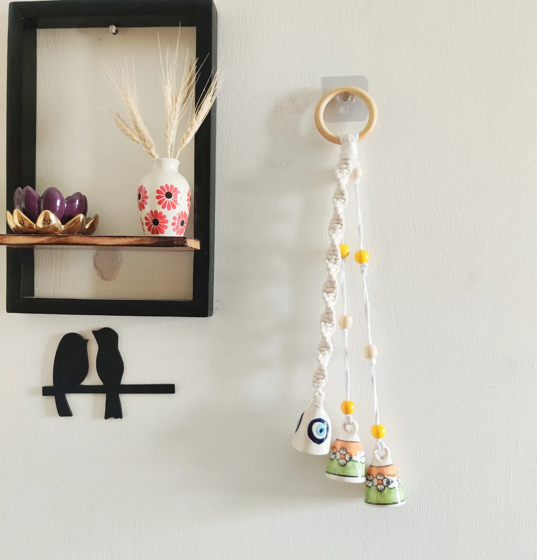 Madhumati Collection-Yellow 3 Bell Chime