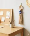 Evil Eye Door Hanging - Beige