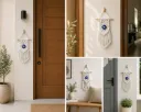 Evil Eye Door Hanging - White