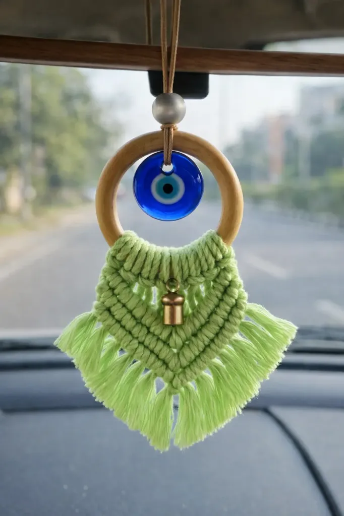 Ring Car Charm (Evil Eye)