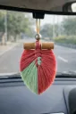 Cinnamon Stick Leaf Car Charm
