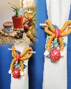 Bohemian Curtain Tieback – Handcrafted Rope Knot with Tassels