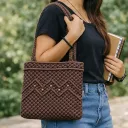 Brown Macrame Sling Bag
