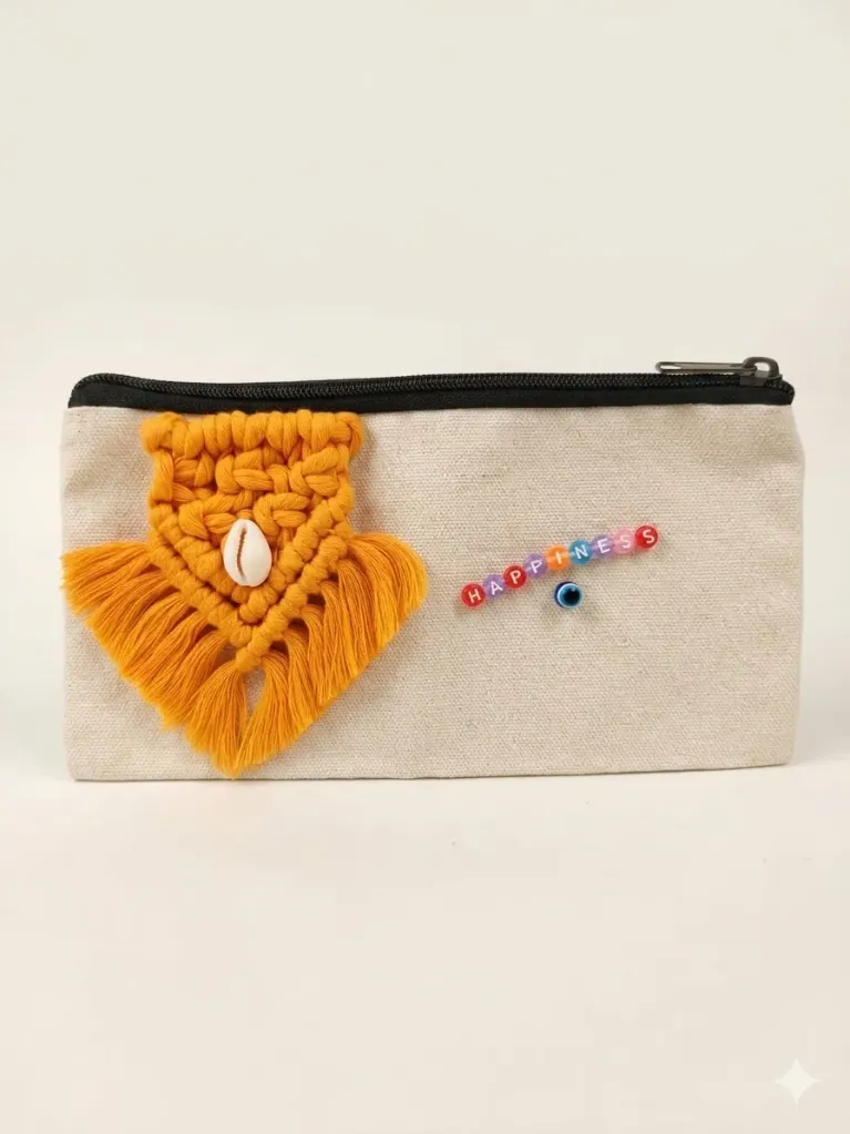 Makeup Pouch - Mustard