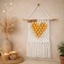 Heart Wall Hanging - Yellow