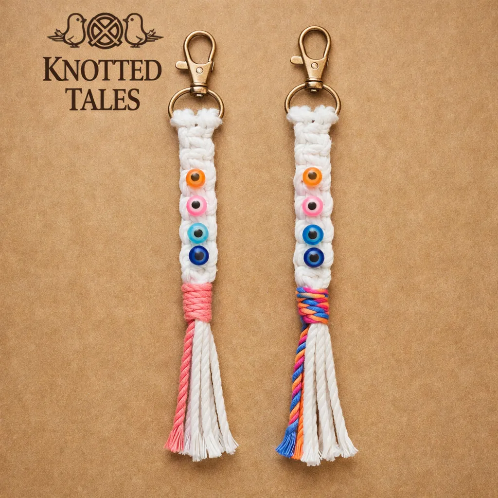 Evil Eye Bag Charm/ Keychain - Set of 2