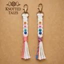 Evil Eye Bag Charm/ Keychain - Set of 2