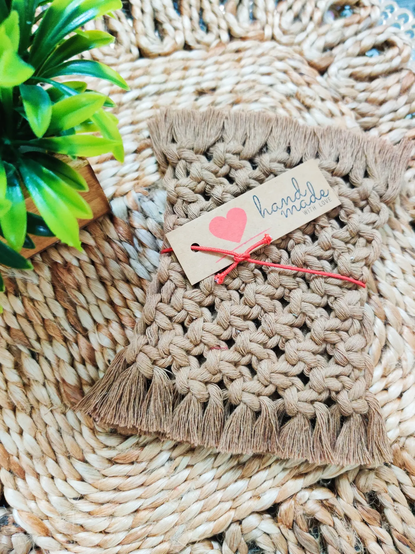 Coasters - Natural - Set of 2